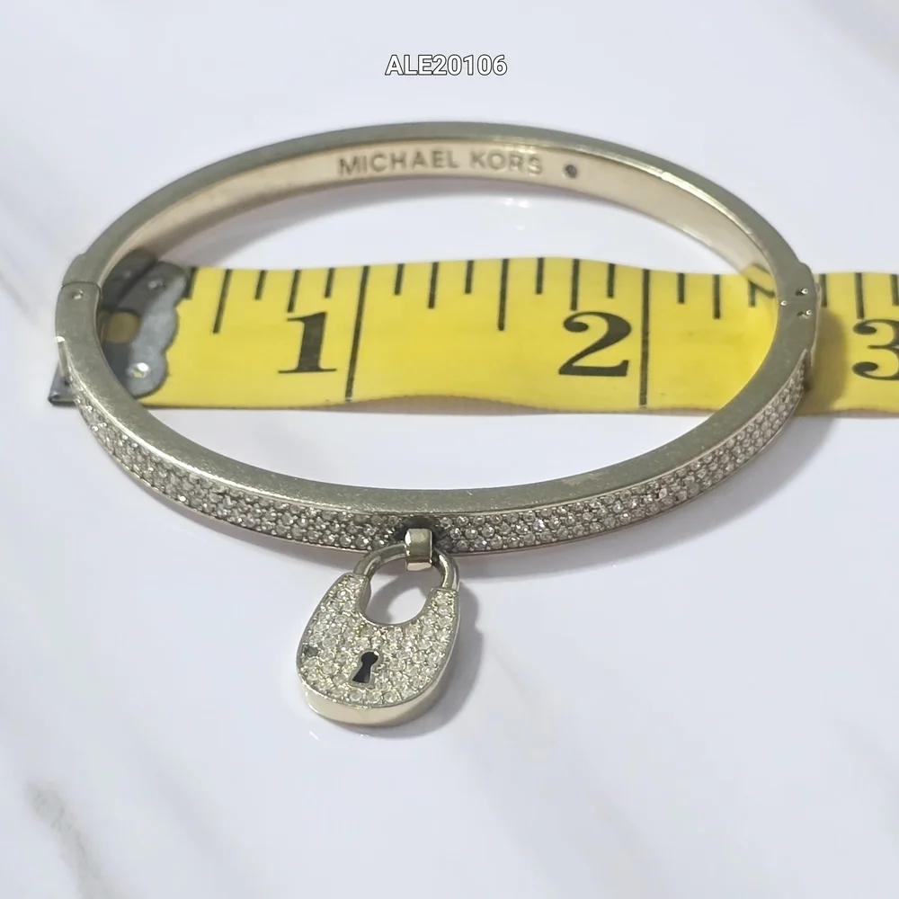 Michael Kors Gold Tone, Monet Vintage Black Bundle Of two Bracelets.